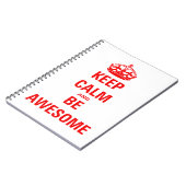 Ruhe behalten und Phantastisch sein Notizblock (Linke Seite)