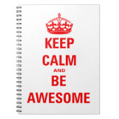 Ruhe behalten und Phantastisch sein Notizblock (Vorderseite)