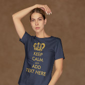 Ruhe behalten und Pickleball spielen T-Shirt