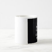 Ruhe behalten und Pizza bestellen Kaffeetasse (Mittel)