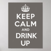 Ruhe behalten und Poster trinken - Kakao (Vorne)