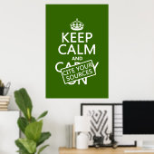 Ruhe behalten und Quellen zitieren (in beliebiger  Poster (Heimbüro)