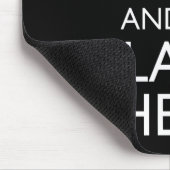 Ruhe behalten und Schach spielen Mousepad (Ecke)