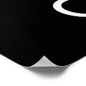 Ruhe behalten und Schach spielen Poster (Ecke)