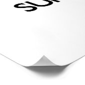 Ruhe behalten und sich auf Angebot und Nachfrage z Poster (Ecke)