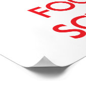 Ruhe behalten und sich auf den Labrador der Wissen Poster (Ecke)