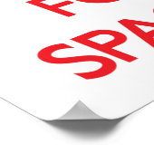 Ruhe behalten und sich auf Raumkadetten zu konzent Poster (Ecke)