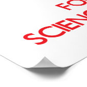 Ruhe behalten und sich auf wissenschaftliche Exper Poster (Ecke)