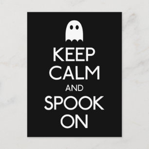 Ruhe behalten und sich verwöhnen lassen postkarte