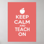 Ruhe behalten und Teach On Poster (Vorne)