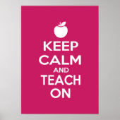 Ruhe behalten und Teach On Poster (Vorne)