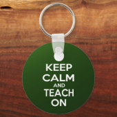 Ruhe behalten und Teach On Schlüsselanhänger (Vorderseite)