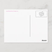 Ruhe behalten und Tee-Pink-Postkarte haben Postkarte (Rückseite)