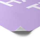 Ruhe behalten und Teebuch haben Poster (Ecke)