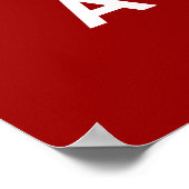 Ruhe behalten und Tune tragen Poster (Ecke)