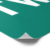 Ruhe behalten und Tweetend Poster Behalten (Ecke)
