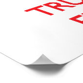 Ruhe behalten und Vertrauen in den Ingenieur Poster (Ecke)