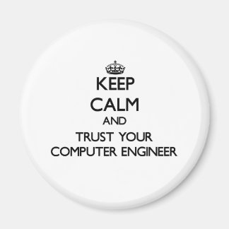 Ruhe behalten und Vertrauen in Ihren Computeringen Magnet