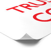 Ruhe behalten und Vertrauen Sie Ihrem Berater Poster (Ecke)