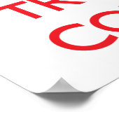 Ruhe behalten und Vertrauen Sie Ihrem Controller Poster (Ecke)