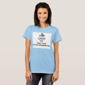 Ruhe behalten und Vertrauen Sie Ihrem Systemadmini T-Shirt (Vorne ganz)