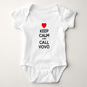 Ruhe behalten und Vovo anrufen Baby Strampler