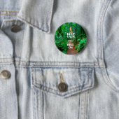 Ruhe behalten und Wandern Button (Beispiel)