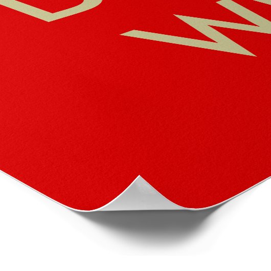 Ruhe behalten und Weinposter trinken Poster (Ecke)