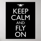 Ruhe behalten und weiter fliegen poster (Vorne)