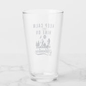 Ruhe behalten und weiter wandern glas (Rückseite)