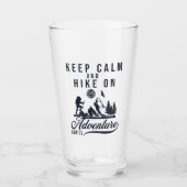 Ruhe behalten und weiter wandern glas (Vorderseite)