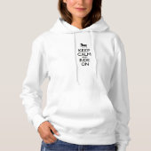 Ruhe behalten und weiterfahren hoodie (Vorderseite)