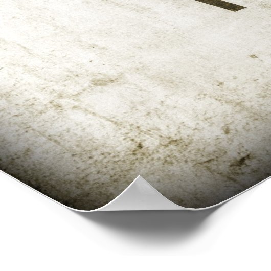 Ruhe behalten und weiterfahren poster (Ecke)