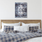 Ruhe behalten und weitermachen leinwanddruck (Insitu (Schlafzimmer))