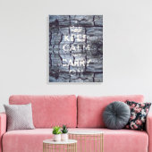 Ruhe behalten und weitermachen leinwanddruck (Insitu (Wohnzimmer))