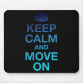 Ruhe behalten und weitermachen mousepad (Vorne)