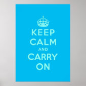 Ruhe behalten und weitermachen poster (Vorne)