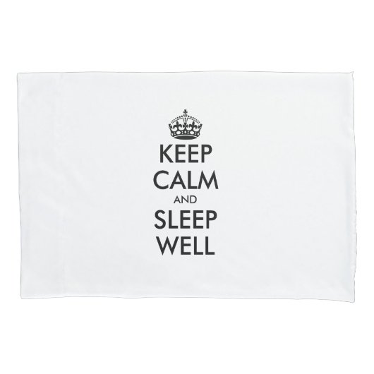 Ruhe behalten und wohlgesinnter Brauch Kissenbezug (Vorderseite)