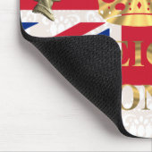 Ruhe behalten und zu regieren mousepad (Ecke)