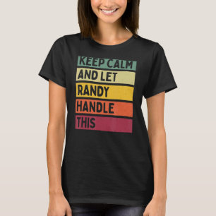 Ruhe behalten und zufällig Gelassen Umgang mit die T-Shirt