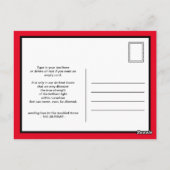 Ruhe behalten und Zuhause Bleibe Postkarte (Rückseite)