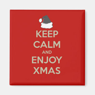 Ruhe behalten & Weihnachten genießen Magnet