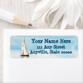 Ruhe beim Segeln mit blauem Himmel (Insitu)