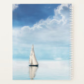Ruhe beim Segeln mit blauem Himmel Planer (Rückseite)