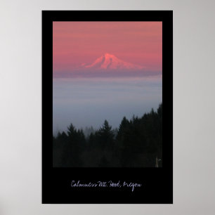 Ruhe, Berg Hood, Oregon Poster