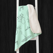 Ruhe, beruhigende Symbole, Wohlbefinden Sherpadecke