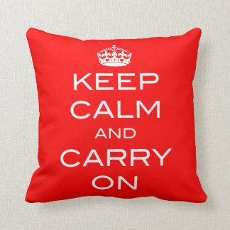 Ruhe bewahren und auf dem Kissen tragen - JEDE FAR