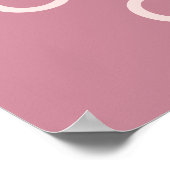 Ruhe bewahren und beim Drucken bleiben Poster (Ecke)