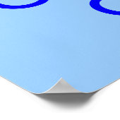 Ruhe bewahren und beim Drucken bleiben Poster (Ecke)