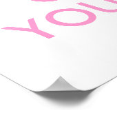 Ruhe bewahren und die eigene Kreation fortsetzen | Poster (Ecke)